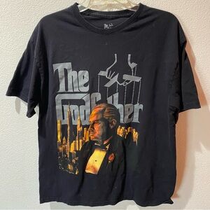The Godfather Graphic T-Shirt Mens L Black short sleeve